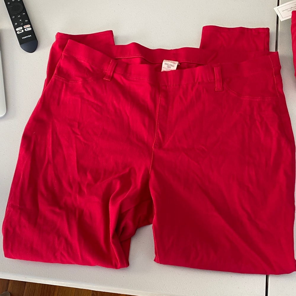 Women's Red Jeggings